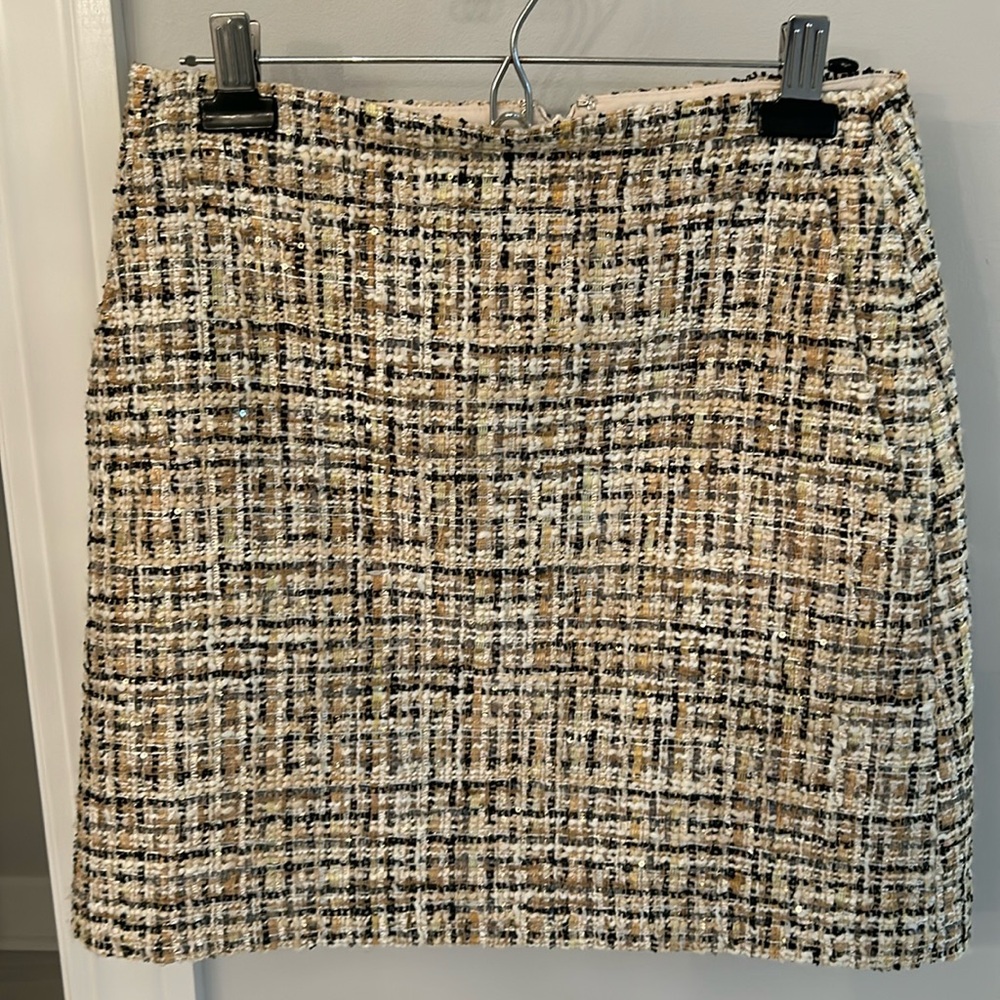 Loft holiday mini skirt